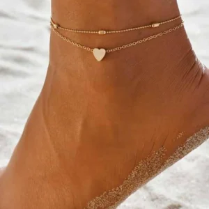Layered anklet