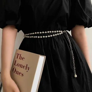 pearl waist chain